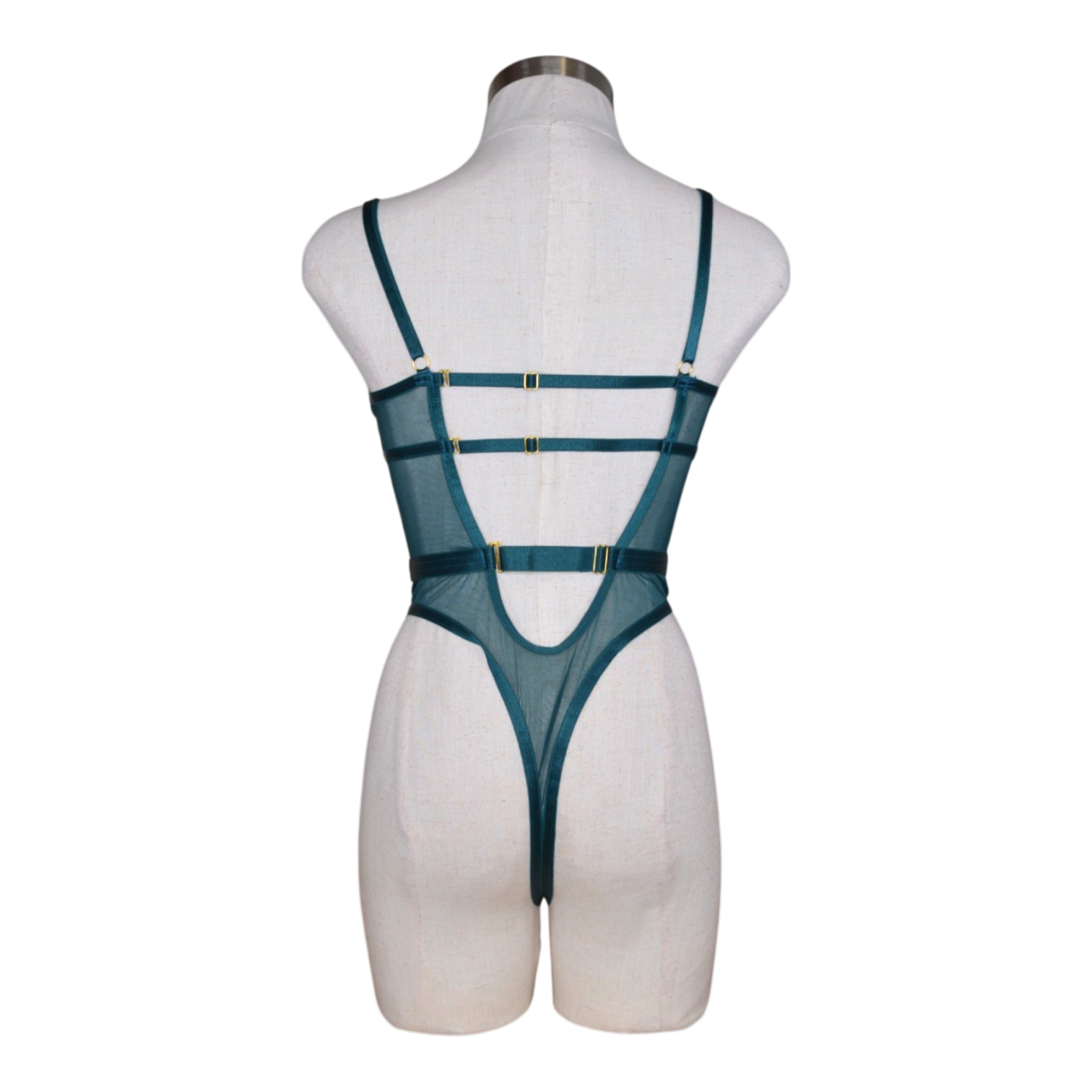 12150 Sheer Lace Teddy