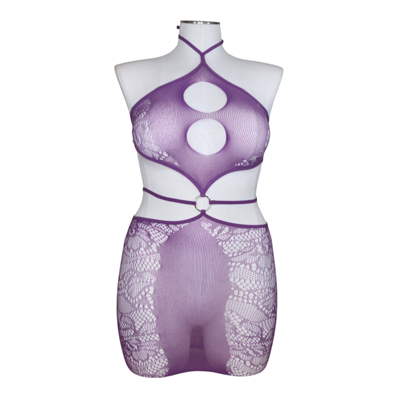 824 Halter Dress Bodystocking