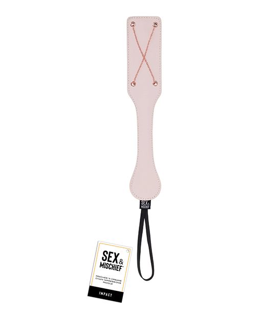 Sex & Mischief Peaches 'N Cream Chain Impressions Paddle