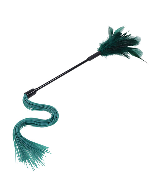 Sex & Mischief Indica Feather Tickler Green