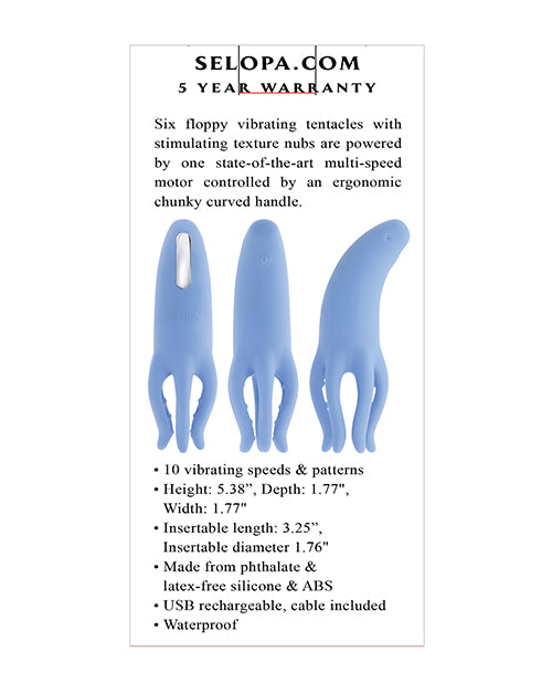 Selopa Tentacle Tickler  Blue