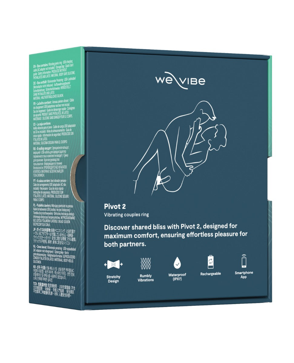 We-Vibe Pivot 2 Vibrating Couples Ring Slate