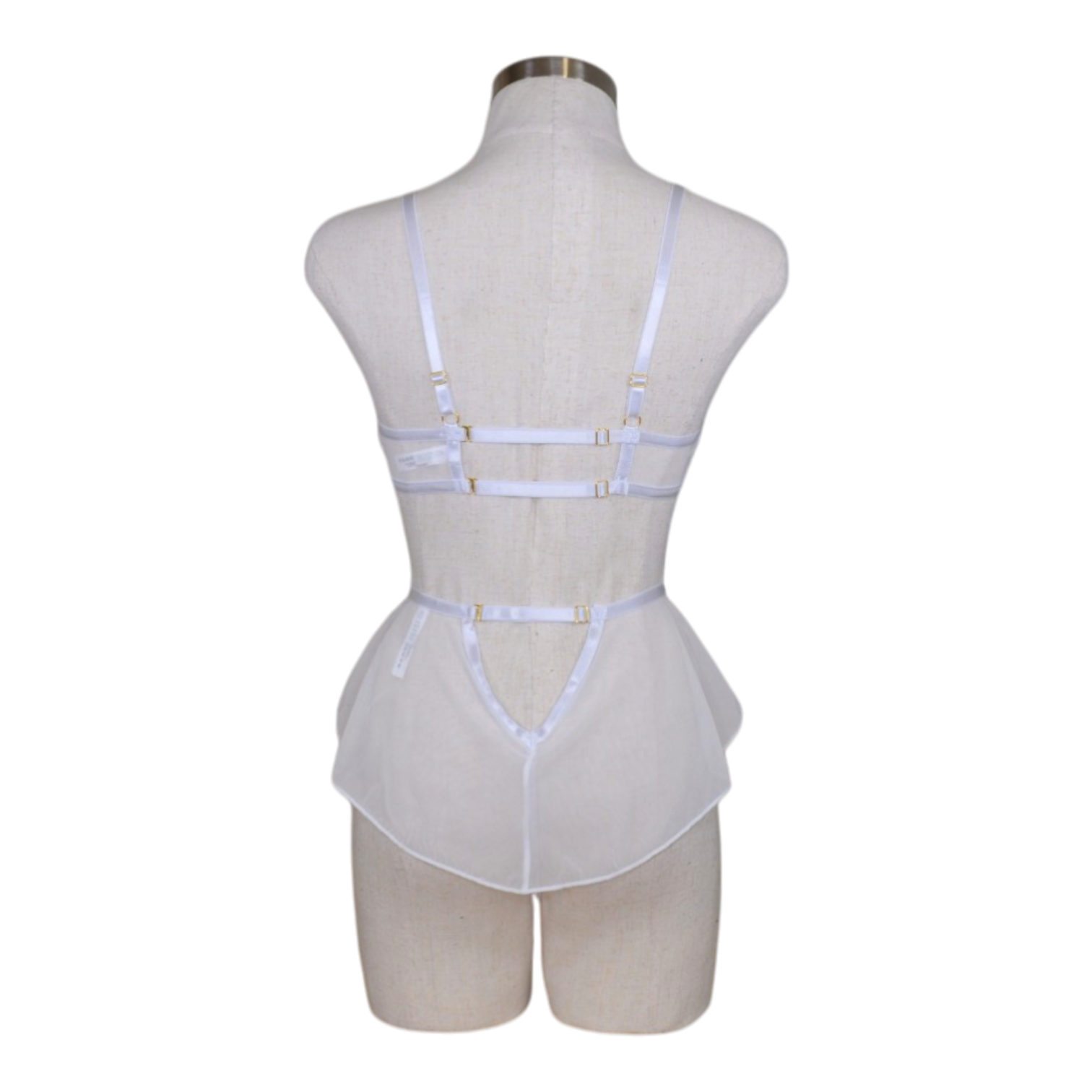 4012126 Floral Embroidered Set Skirted Bottom