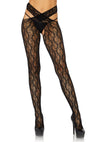 1903 Daisy Floral Lace Wraparound Tights