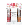 Jo Naughty or Nice Lubricant Gift Set - Gingerbread & Candy Cane