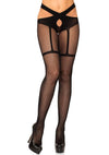 9287 Fishnet Crotchless Tights