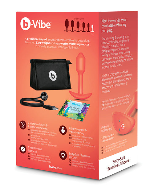 b-Vibe Vibrating Snug Plug Small b-Vibe Vibrating Snug Plug Small