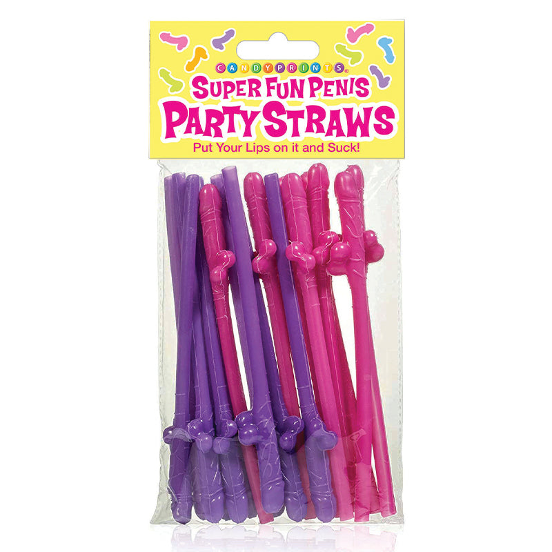 GLOW Dicky Straws, Bachelorette Party Straws