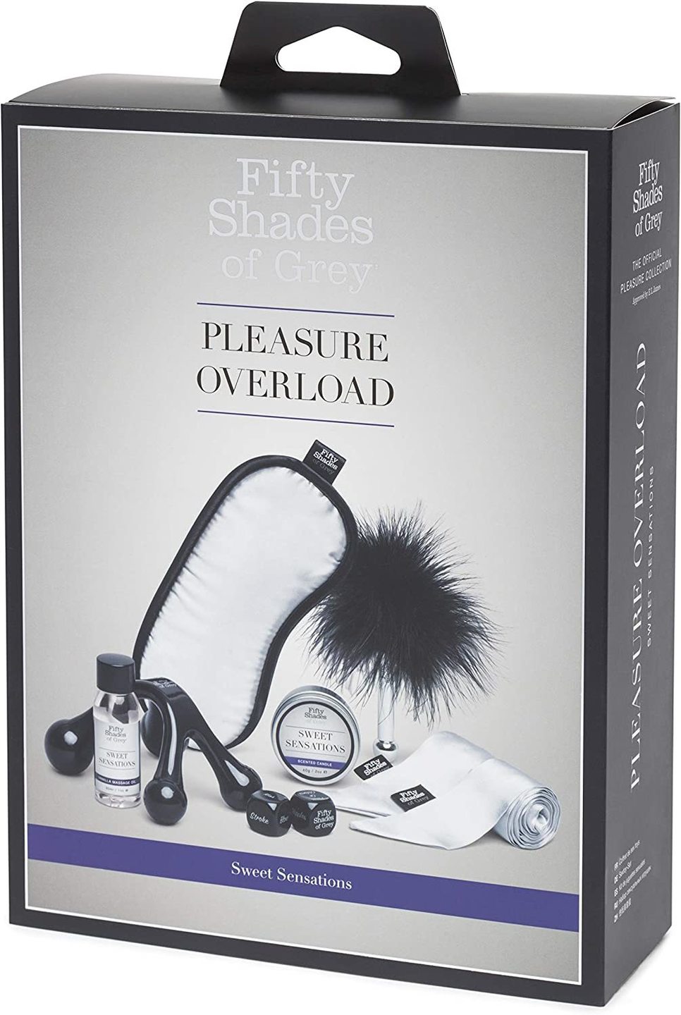 Fifty Shades of Grey Pleasure Overload Sweet Sensations 7 Piece Set for Couples