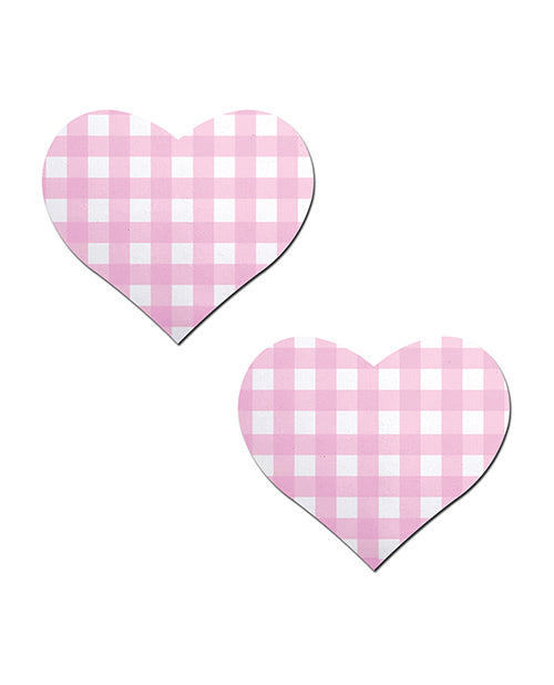 Pastease Premium Pink Gingham Heart