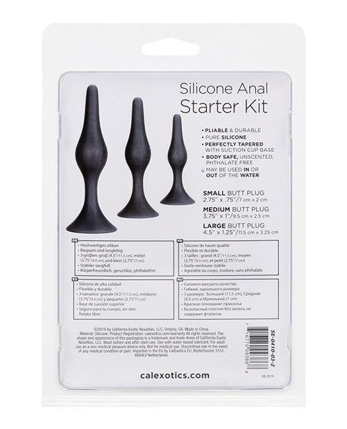 Calexotics Silicone Anal Starter Kit