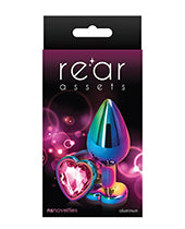 Rear Assets Multicolor Heart Medium Plug