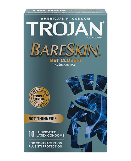 Trojan Bare Skin Condoms - Box of 10