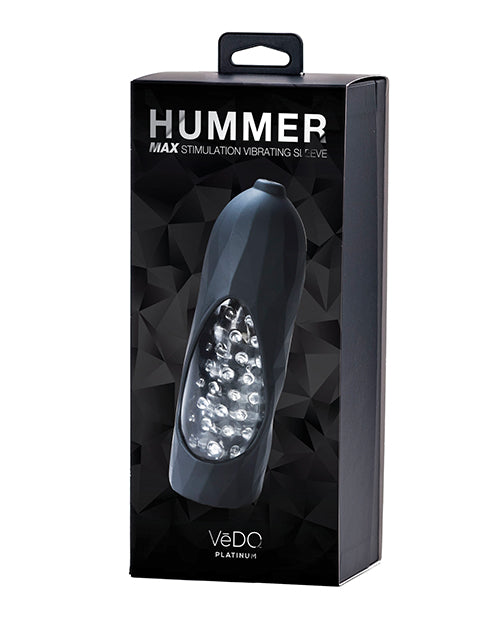 VeDO Hummer Max Rechargeable Vibrating Sleeve - Black Pearl