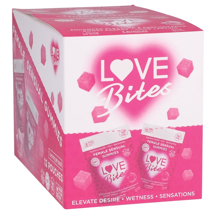 Love Bites Female Sensual Gummies 2pk