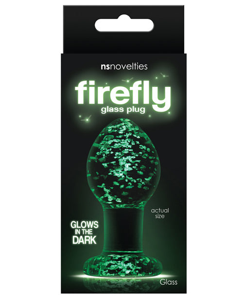 Firefly Clear Glass Plug Glow In The Dark