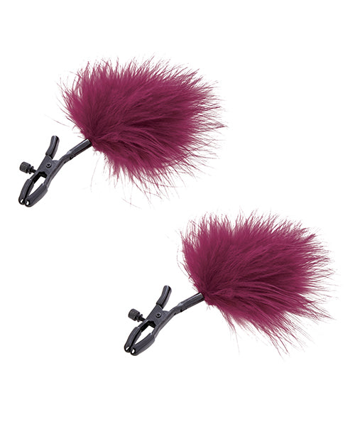 Sex & Mischief Enchanted Feather Nipple Clamps