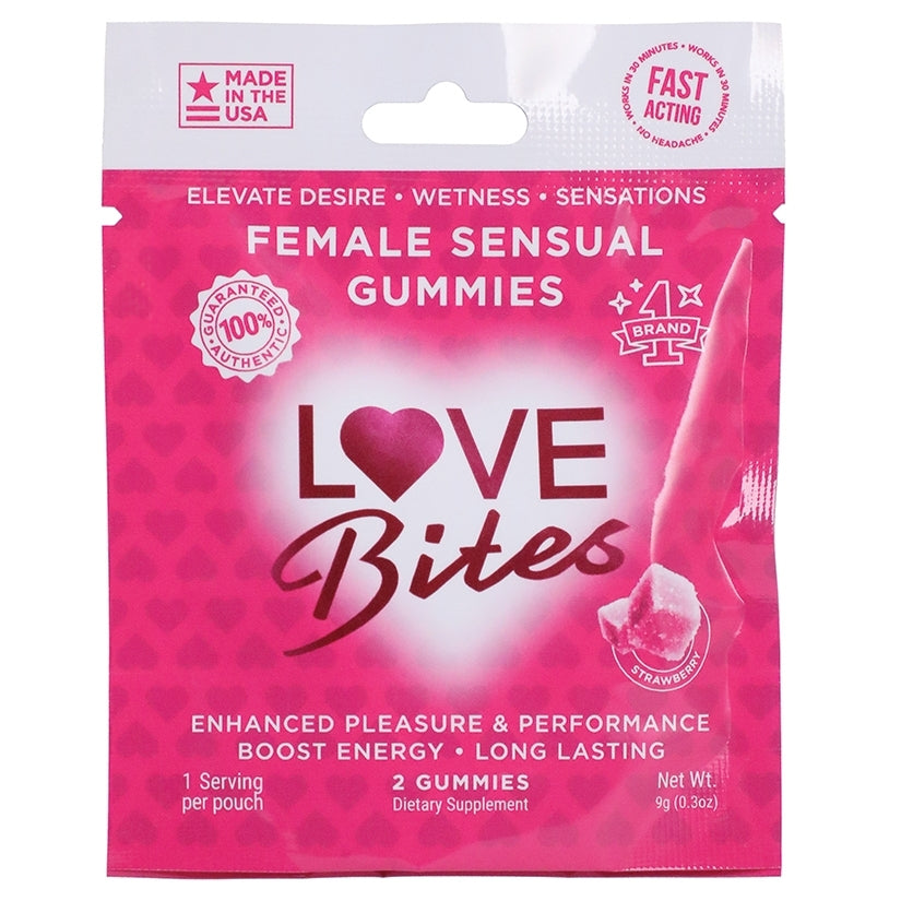 Love Bites Female Sensual Gummies 2pk