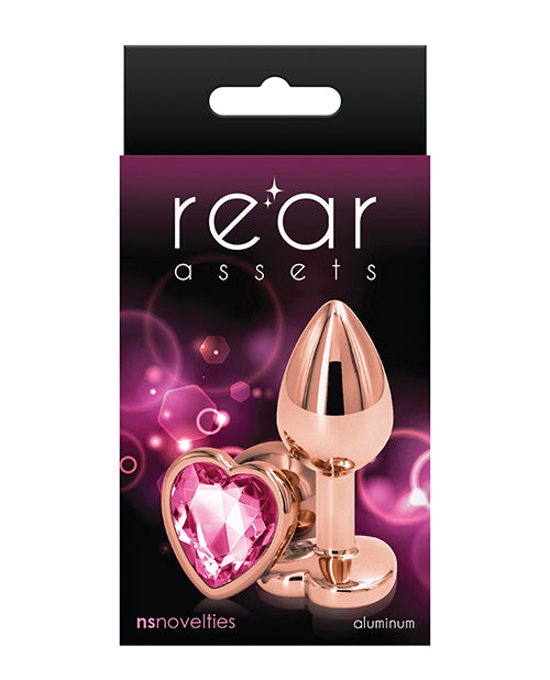Rear Assets Rose Gold Heart Small Plug