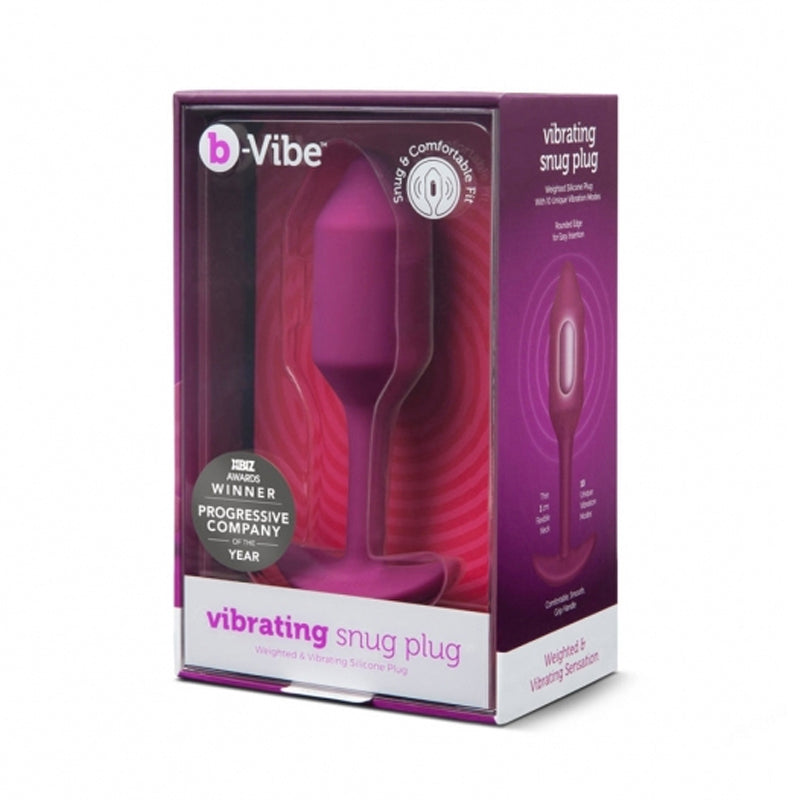 b-Vibe Vibrating Weighted Snug Plug Medium