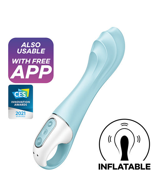 Satisfyer Air Pump Vibrator 5+ Blue Satisfyer Air Pump Vibrator 5+ Blue