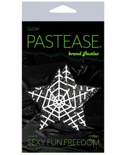 Pastease Premium Halloween Glitter Web - Glow in the Dark Black/White O/S