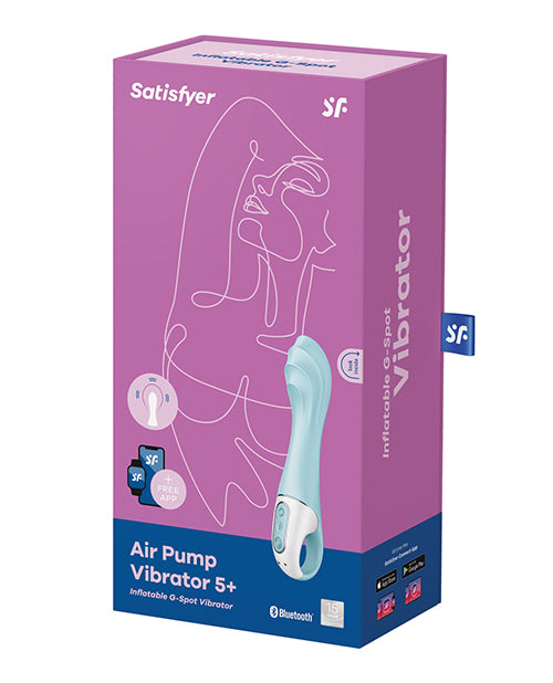 Satisfyer Air Pump Vibrator 5+ Blue